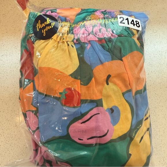 Farm Rio Fruit Landscape Midi Dress - Picture 8 of 8